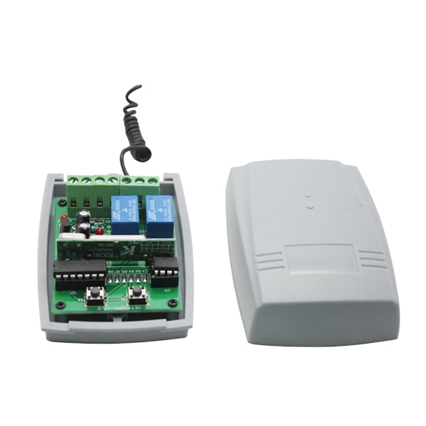 2 канальный универсальный фиксированный код непрерывно изменяющийся код 12V-24V Вкл/Выкл пульт дистанционного управления dc Моторный пульт дистанционного управления 433/315 МГц YET402PC