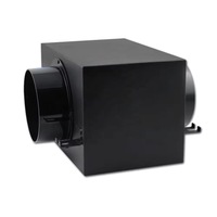 Caja de Purificación de Aire para Sistemas HVAC, Componentes con Filtro HEPA H13 para Purificar el Aire de Entrada, Equipada con Filtro de Carbón Activado Primario