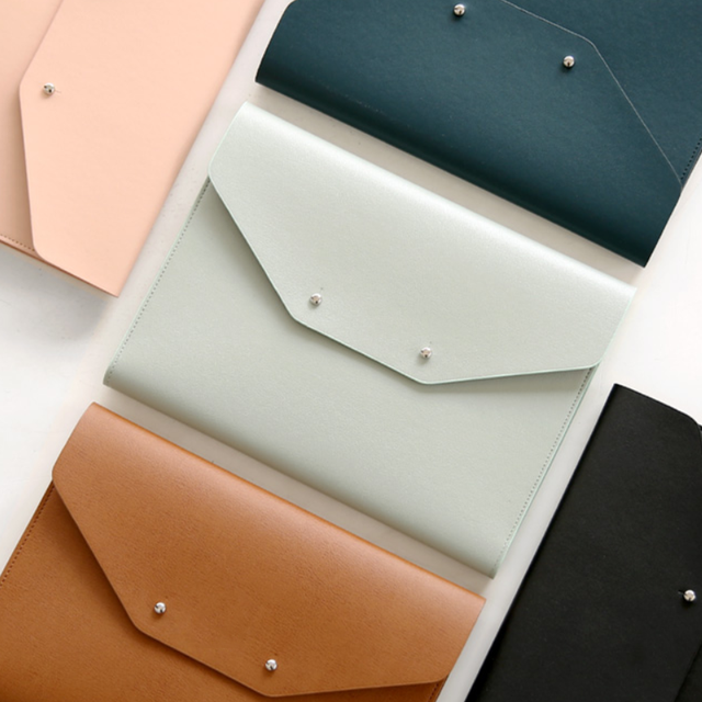 Minimalist Leather Laptop Sleeve Portable Notebook Cover Handmade Laptop Case Office Gift