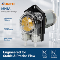 Pompa Peristaltik Mikro DC 12V 24V Motor Stepper Pompa Dosis untuk Analisa Kualitas Air Instrumen Analitik Pencetakan Inkjet