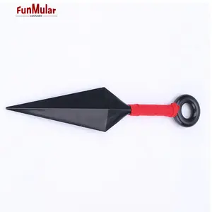 Funmolar Anime Cosplay Kakashi giocattolo di plastica per bambini Kunai Ninja a tema Costume accessori