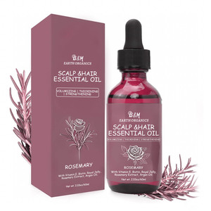 Huile de croissance rapide de cheveux de romarin organique à base de plantes naturelles pour sérum africain pour femmes noires - Product Image 6