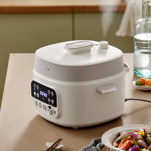 Olla a Presión Eléctrica Bear de 4L, Multifuncional, Automática, para el Hogar, con Revestimiento de Cerámica, Operación con un Solo Toque - Product Image 3
