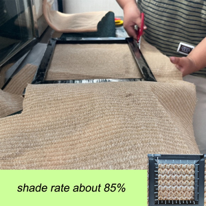 Filet d'ombrage beige pour clôtures de <span class=keywords><strong>jardin</strong></span>, cours et autres zones nécessitant de l'ombrage, directement de l'usine - Product Image 3