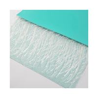 Tissu de point de goutte PVC/TPU de couleur bleue de 20cm
