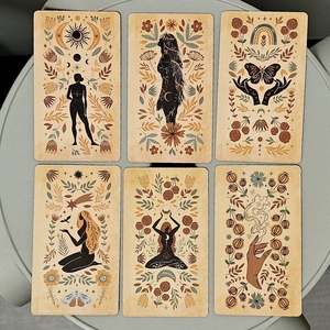 Tarjetas de Oráculo Mágicas de Brujería Personalizadas, 10.3x6cm, Tamaño de Bolsillo, Tarjetas de Inspiración, Impresión a Doble Cara, Mazo de Afirmaciones Espirituales - Product Image 5