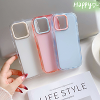 Coque de téléphone effet gelée ondulée colorée effet miroir pour iPhone 18 Pro, 17, 16, 15, 14, 13, 12, 11, Pro Plus – Coque 2-en-1 en acrylique anti-chute