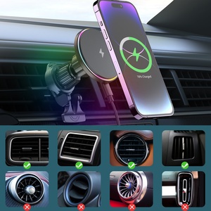 Soporte Magnético Inalámbrico de Carga Rápida de 15W para Teléfono Móvil, para Rejilla de Ventilación de Coche, Compatible con <span class=keywords><strong>iPhone</strong></span> 17 16 15 14 13 <span class=keywords><strong>12</strong></span> <span class=keywords><strong>Pro</strong></span> <span class=keywords><strong>Max</strong></span>, Tendencia 2026 - Product Image 2