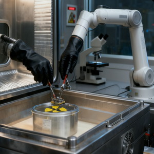 Nükleer radyasyona dayanıklı havasız ortam kabini eldiven-nükleer laboratuvar izolasyon işlemleri için kurşun kaplı - Product Image 3