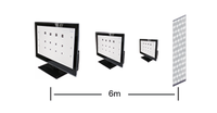 Tableau de vision LED LCP-100C, projecteur de tableau de vision LED, écran LCD, tableau d'examen de l'acuité visuelle automatique