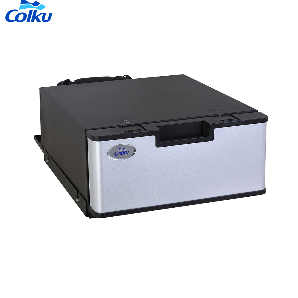 Ящик холодильника с мини-ящиком, морозильная камера для лодки, морской караван, грузовик, автомобиль на колесах, 12 В