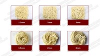 Nouilles instantanées Halal à base de farine de blé et d'œuf séché, 2mm, 250g, cuisson rapide en 3 minutes, personnalisables en usine