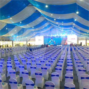 40x105M trên 4000 mét vuông lớn khoảng Lều hội trường công nghiệp Lều <span class=keywords><strong>40m</strong></span> rõ ràng Khoảng nhôm Cấu trúc khung lều để bán - Product Image 6