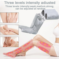 Bottes portatives de compression de masseur de jambe et de veau d'acupression avec la caractéristique de massage de pressothérapie d'air