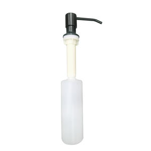 ตู้กดสบู่สแตนเลสแบบติดผนัง ยี่ห้อ Factory Direct รุ่น Extended Screw แบบกดมือ สำหรับครัว ใช้กับน้ำยาทำความสะอาด ติดตั้งแบบเจาะรู - Product Image 1