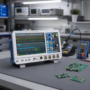 Osiloskop Digital Rohde & Schwarz R&S <span class=keywords><strong>RTM3000</strong></span> 100MHz-1GHz 10-bit ADC 5GSa/s 2/4 Saluran RTM3002 RTM3004 Perangkat Pengukuran Laboratorium - Product Image 2