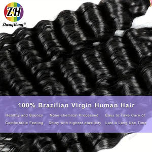 Cabello Humano Natural Sin Procesar de Camboya, Cabello Indio Crudo con Cutícula Alineada, Cabello Vietnamita Original, Extensiones de Cabello Humano en Paquetes, Yaki - Product Image 5