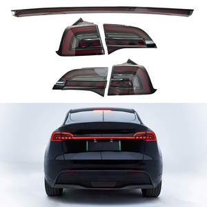 Full Width Led Tail Lights for <strong>Tesla</strong> Model 3 Y Turn Signal Brake Taillight Red Amber Reminder Lamp Modification Accessories - Product Image 1
