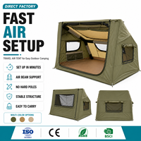 Tente de camping gonflable automatique d'extérieur, pour fête, voyage, imperméable, ignifuge, en tissu Oxford, cabine de couchage, tente pneumatique