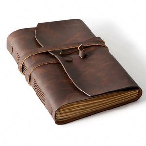 Leather <b>Notebook</b>/<b>Diary</b> 4 Pieces Different Leather in 4 Color With Custom Logo Printed Promotion Style <b>Diary</b> Best Sale - Product Image 4
