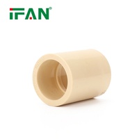 IFAN Harga Bagus Fitting Pipa CPVC Standar DIN Pipa dan Fitting CPVC 20-63mm Elbow Tee Socket Fitting CPVC