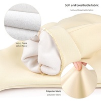 Gants réutilisables à l'huile de ricin, design double face, doublure en flanelle, gants de soin de la peau pour l'application d'huile, de lotion et de crème solaire