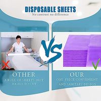 Feuilles de papier médical non tissées personnalisées Feuilles jetables pour table de massage non tissées Rouleau de drap de lit jetable pour examen hospitalier