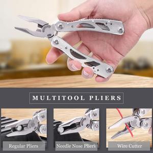 <span class=keywords><strong>Multitool</strong></span> 12 en 1 Multi-Pince avec jeu d'embouts de tournevis Kit d'outils multiples en acier inoxydable pour l'extérieur, le camping et la randonnée - Product Image 6