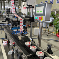 Vente flash : petites machines d'étiquetage pour bols dorés, étiqueteuses pour le dessus des boîtes de conserve