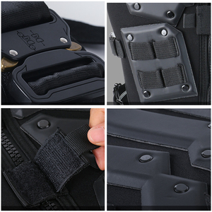 Gilet tactique de haute qualité, porte-plaques modulaire avec poids de sécurité et ceinture de sécurité pour l'entraînement des gardes - Product Image 4