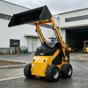 Mini Compact <b>Wheel</b> Front Skid Steer <b>Small</b> Track High Efficiency Construction Farm Garden Use Engine - Product Image 4