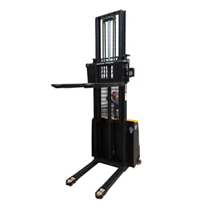 New Electric Forklift Truck Hydraulic Pallet Stacker Lift 1T 1.5T 2T Stand Drive Full Electric Stacker