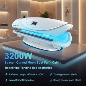 Équipement de beauté pour usage domestique, lit de bronzage solaire avec lotion bronzante sans soleil, machine de bronzage rapide - Product Image 2