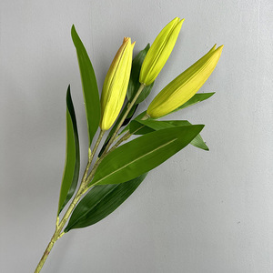All'ingrosso di alta qualità giglio fiori boccioli Bouquet artificiale decorazione giglio frutta - Product Image 5