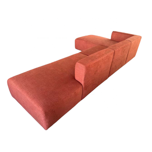 OEM ODM Ensemble de canapés modulables en tissu canapé moderne en velours de bonne qualité canapé d'angle en forme de L meubles de salon pour la maison Club Hotel - Product Image 4