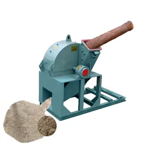 Pine and poplar log slicer Birch rough wood chip machine Disc type waste wood chipper