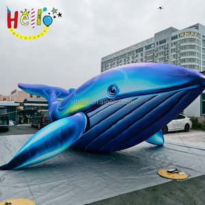 <span class=keywords><strong>Acuario</strong></span> Eventos Decoración Gran Airsealed Inflable Ballena Azul - Product Image 5