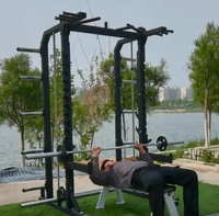 Équipement d'exercice multifonction de gymnastique à usage Commercial de haute qualité smith squat machine Squat Power Cage