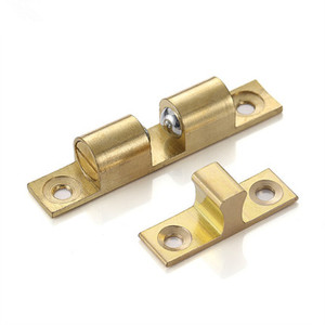 Loquet de porte en laiton pour armoire et placard, 40mm 50mm 60mm 70mm, finition dorée, type dissimulé, durable, design contemporain - Product Image 2