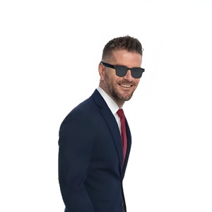 Gafas inteligentes con soporte de lenguaje de Asistente de inteligencia artificial y cámara <span class=keywords><strong>web</strong></span> - Product Image 1