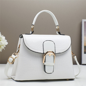 Elegant Women's Single-Shoulder Crossbody Bag <b>Square</b> Shape Zipper Closure Chains Decoration All-Match New Arrival Large Handbags - Product Image 1