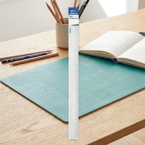 Regla Transparente de PVC Mengfu M-0079 de 50 cm, Herramienta de Medición para la Escuela u Oficina, Hecha en China - Product Image 3