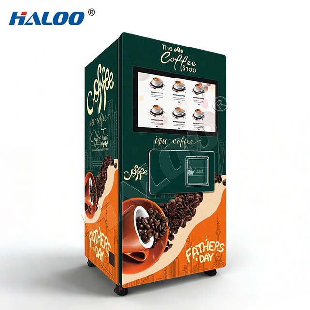Fully Automatic Commercial Unmanned Self-Service Capsule Coffee Machine Hot Drink with SDK Function