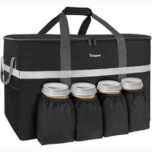 Sac isotherme de livraison de pizza de haute qualité personnalisé avec impression Puakenikeni pour les plats à emporter au barbecue - Product Image 1