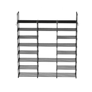 Scarpiera in metallo grande spazio posatore multiuso con Organizer salvaspazio - Product Image 2