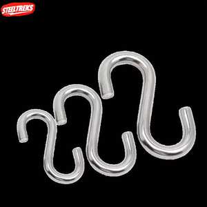 Ganci per Attrezzi Steeltreks, Ganci a S in Acciaio Inox Resistenti per Appendere Vestiti, Ganci di Sicurezza in Metallo - Product Image 1