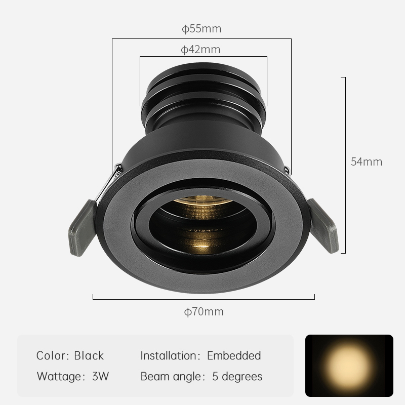 3W-Noir-3000K