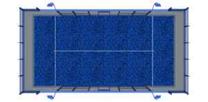 Terrain de paddle-tennis de haute qualité, terrain de padel à prix abordable, terrain de tennis panoramique extérieur, design facile à installer - Product Image 5