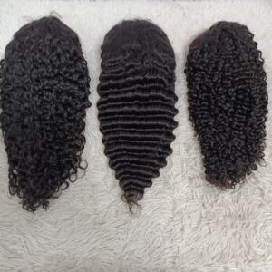 Letsfly 10-32 pouces 13x4 Lace Frontal Cheveux Brésiliens Lisses ou Bouclés Longs pour Perruque Densité 200% Cheveux 100% Vierges - Product Image 5