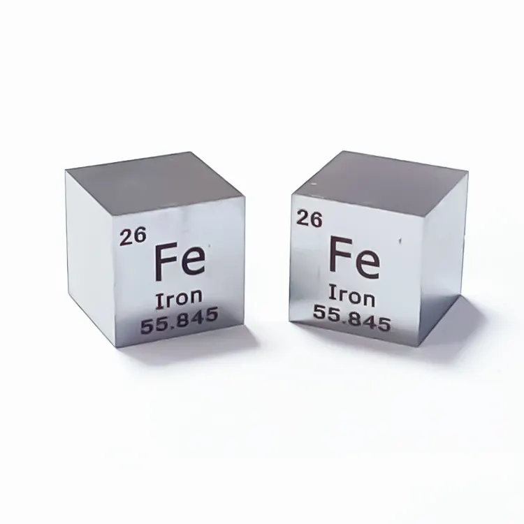 Iron Fe cube 10x10x10mm Metal Cube 99.99% Pure for Collection or Experiments